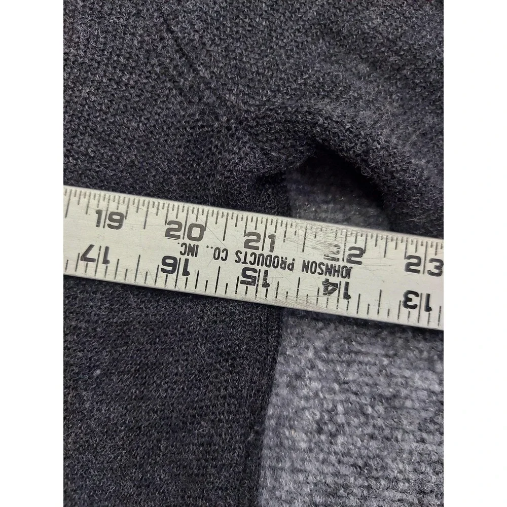 Polo Ralph Lauren Sweater‎ Mens XL Gray 100% Merino Wool V Neck Pullover Knit